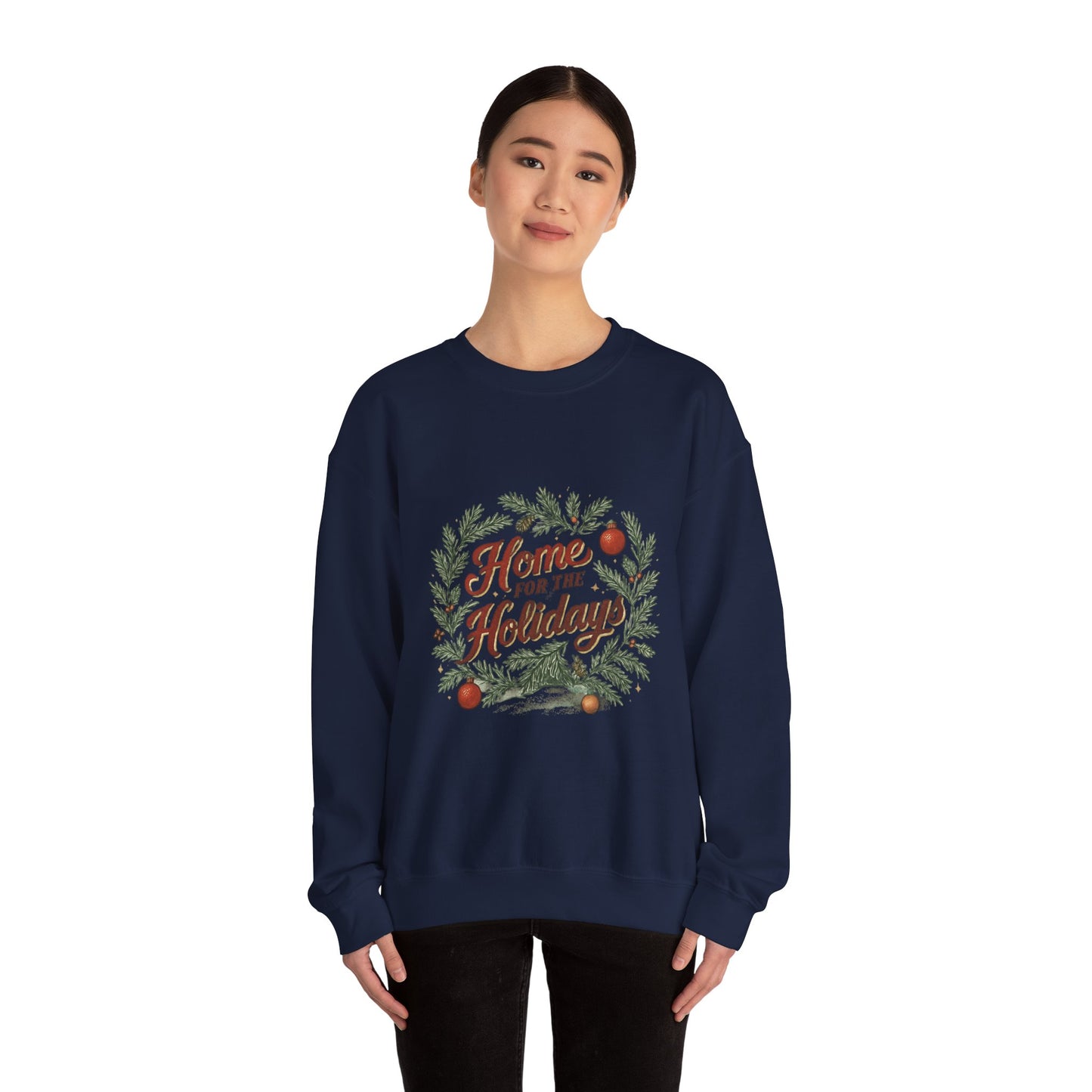 Christmas Sweatshirt Home for the Holidays