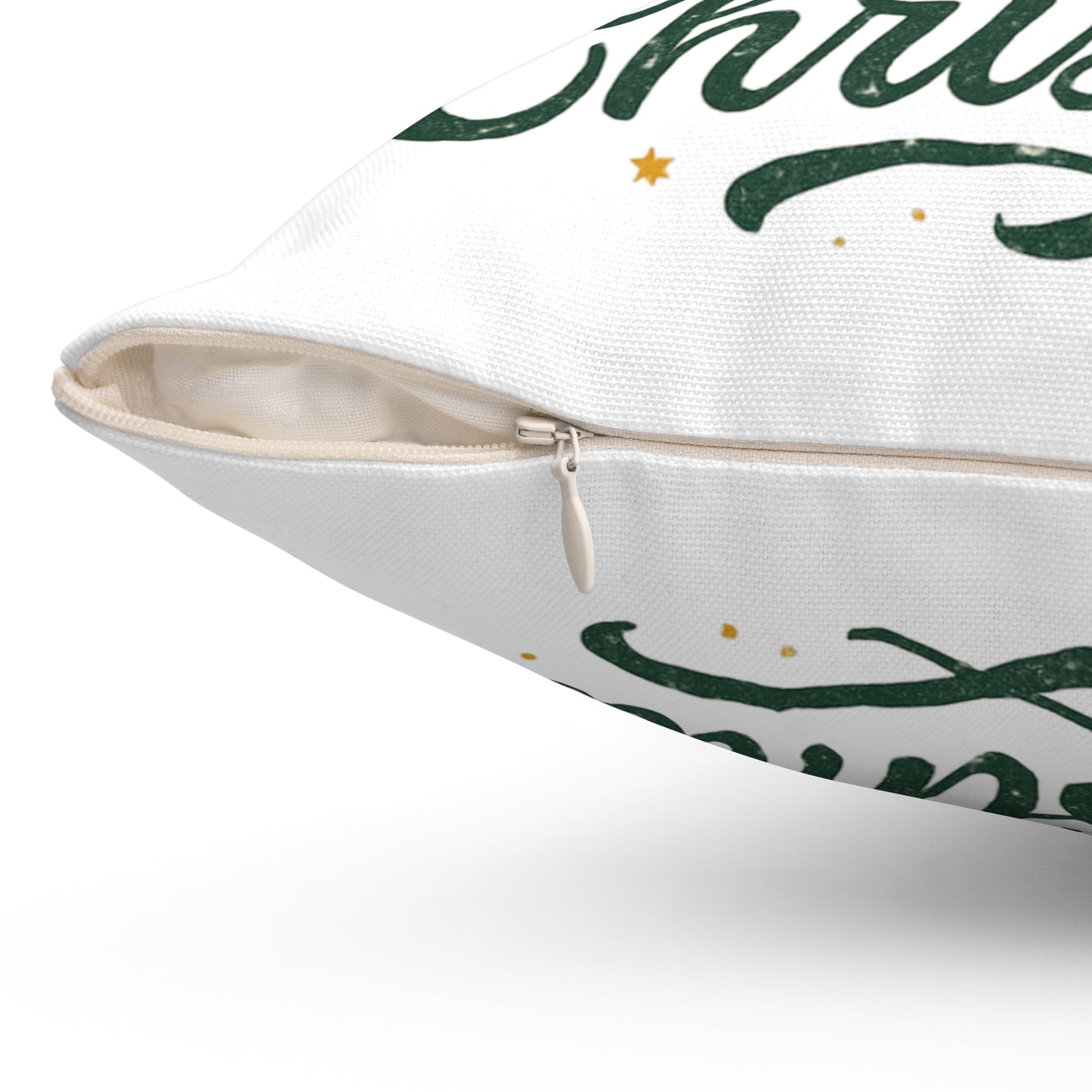 Festive Faith Family Christmas Pillow