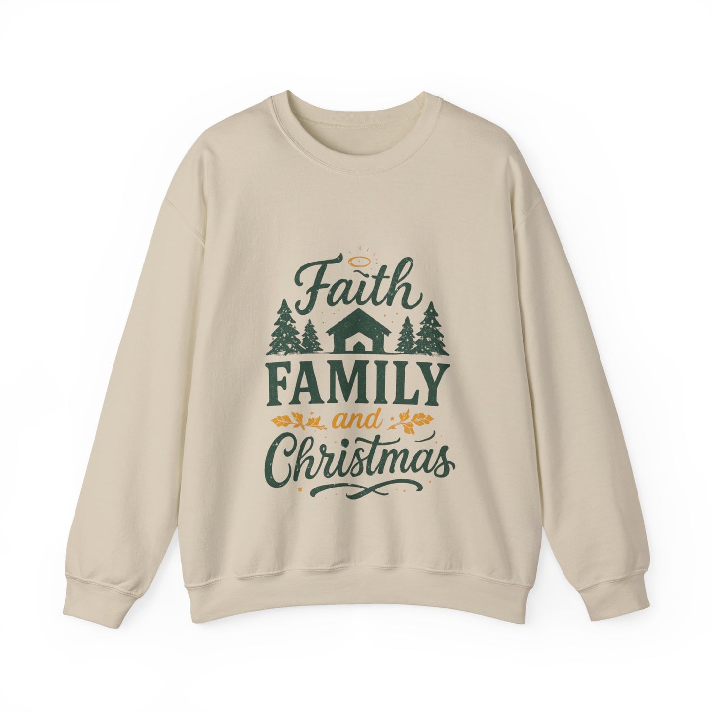 Faith Family Christmas Sweatshirt