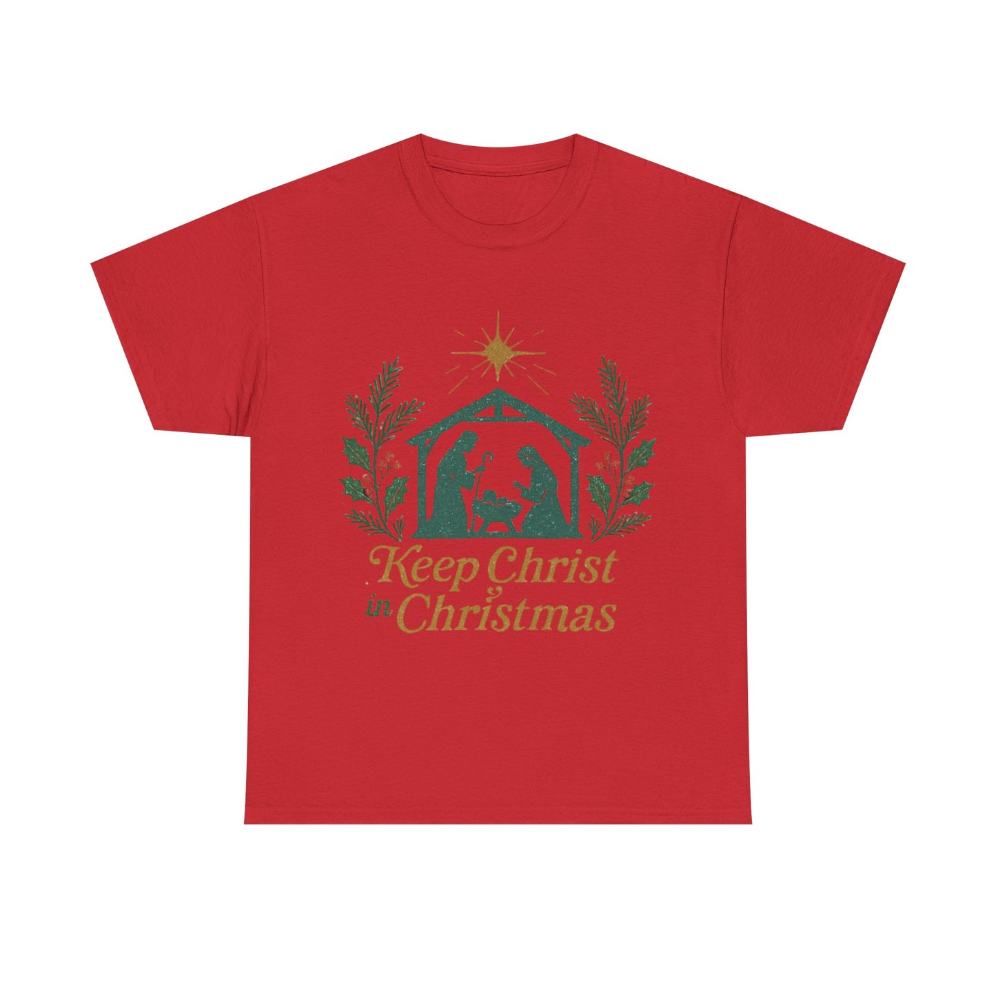 Keep Christ in Christmas Unisex Heavy Cotton Tee