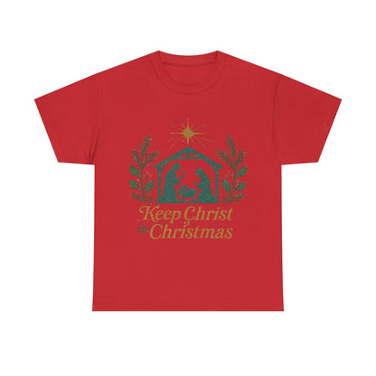 Keep Christ in Christmas Unisex Heavy Cotton Tee