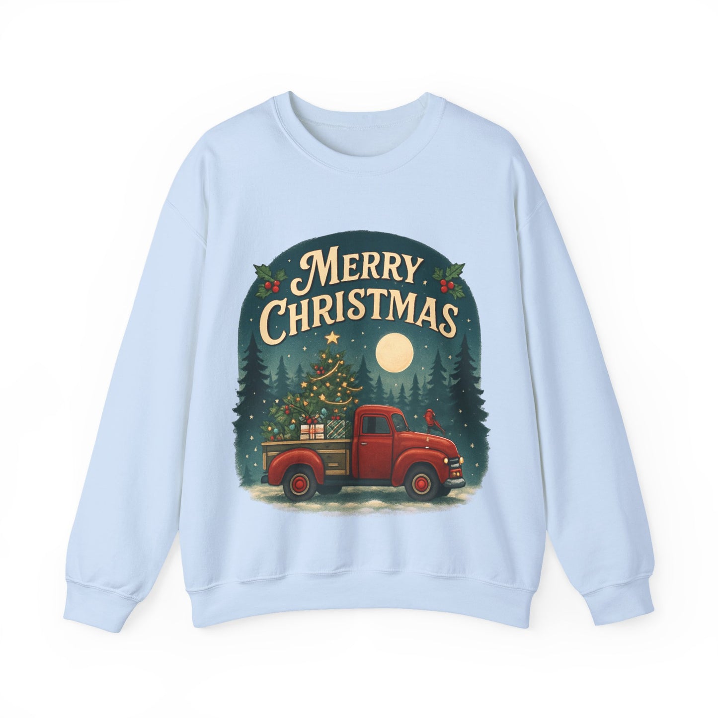 Merry Christmas Truck Sweatshirt