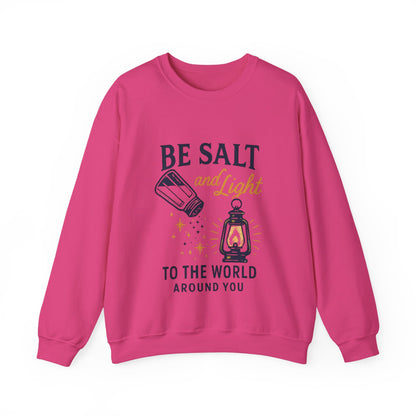 "Be Salt and Light to the World" - Unisex Heavy Blend™ Crewneck Sweatshirt