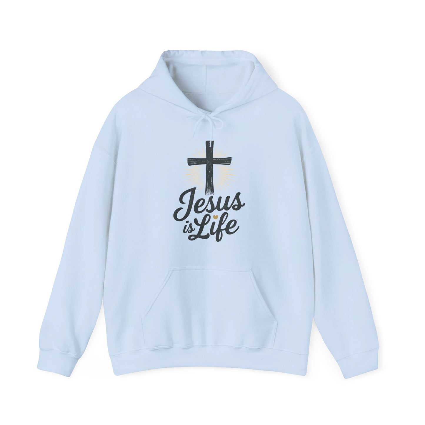 Jesus is Life" - Unisex Hoody - Comfortable & Inspirational Sweatshirt