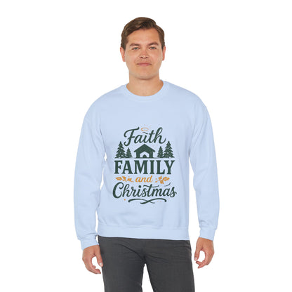 Faith Family Christmas Sweatshirt