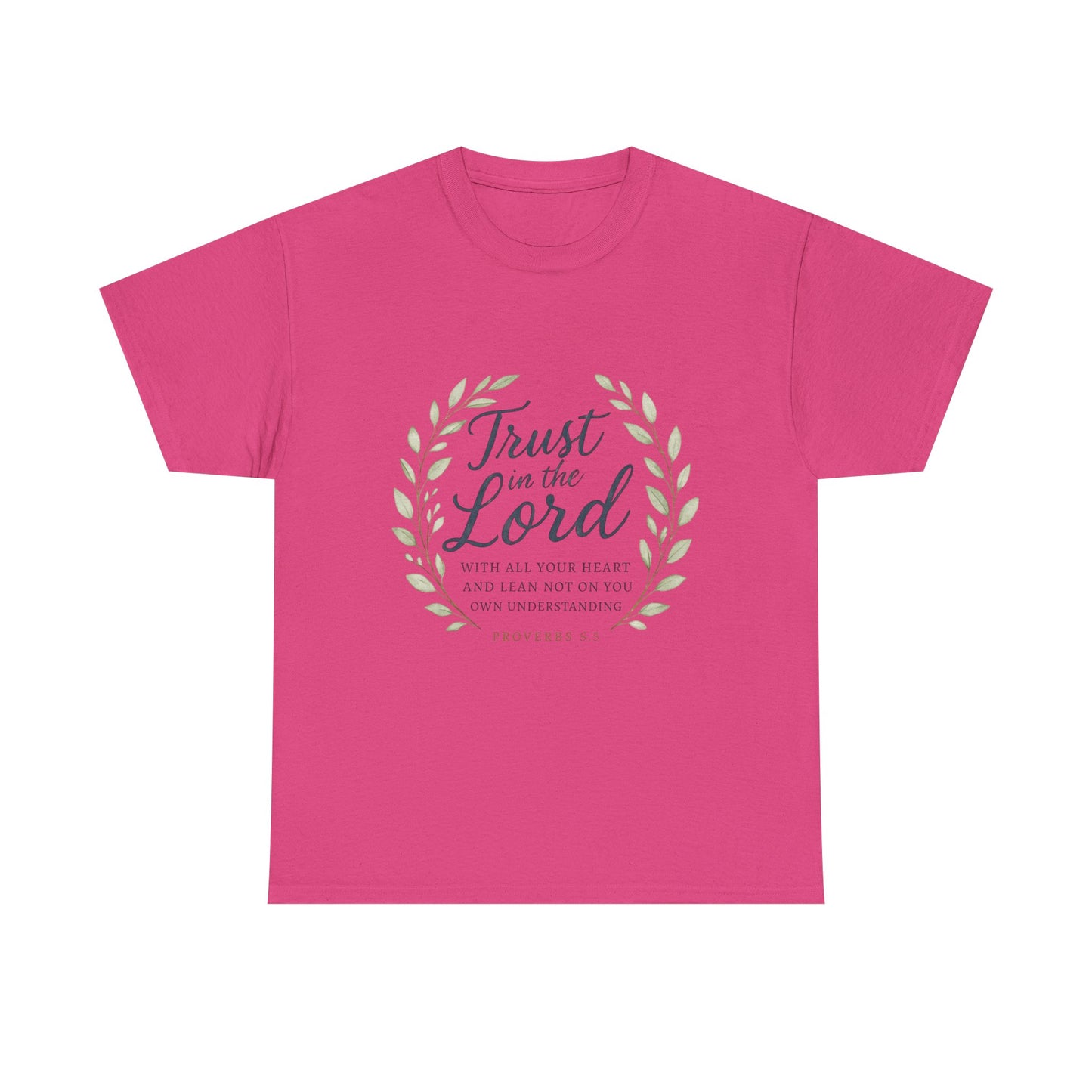 " Trust in the Lord" - Faith-Inspired Unisex Tee - Comfortable Cotton Shirt, Everyday Wear