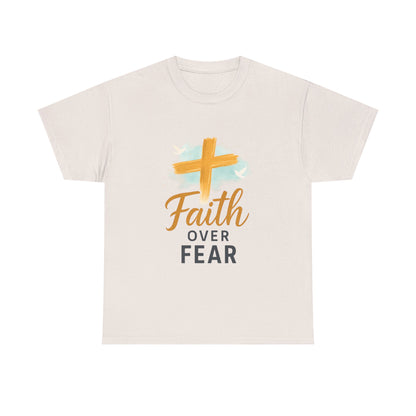 Faith Over Fear Unisex Heavy Cotton Tee