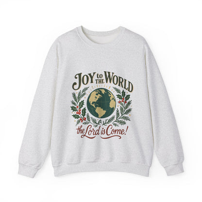"Joy to the World, the Lord is Come" - Unisex Heavy Blend™ Crewneck Sweatshirt