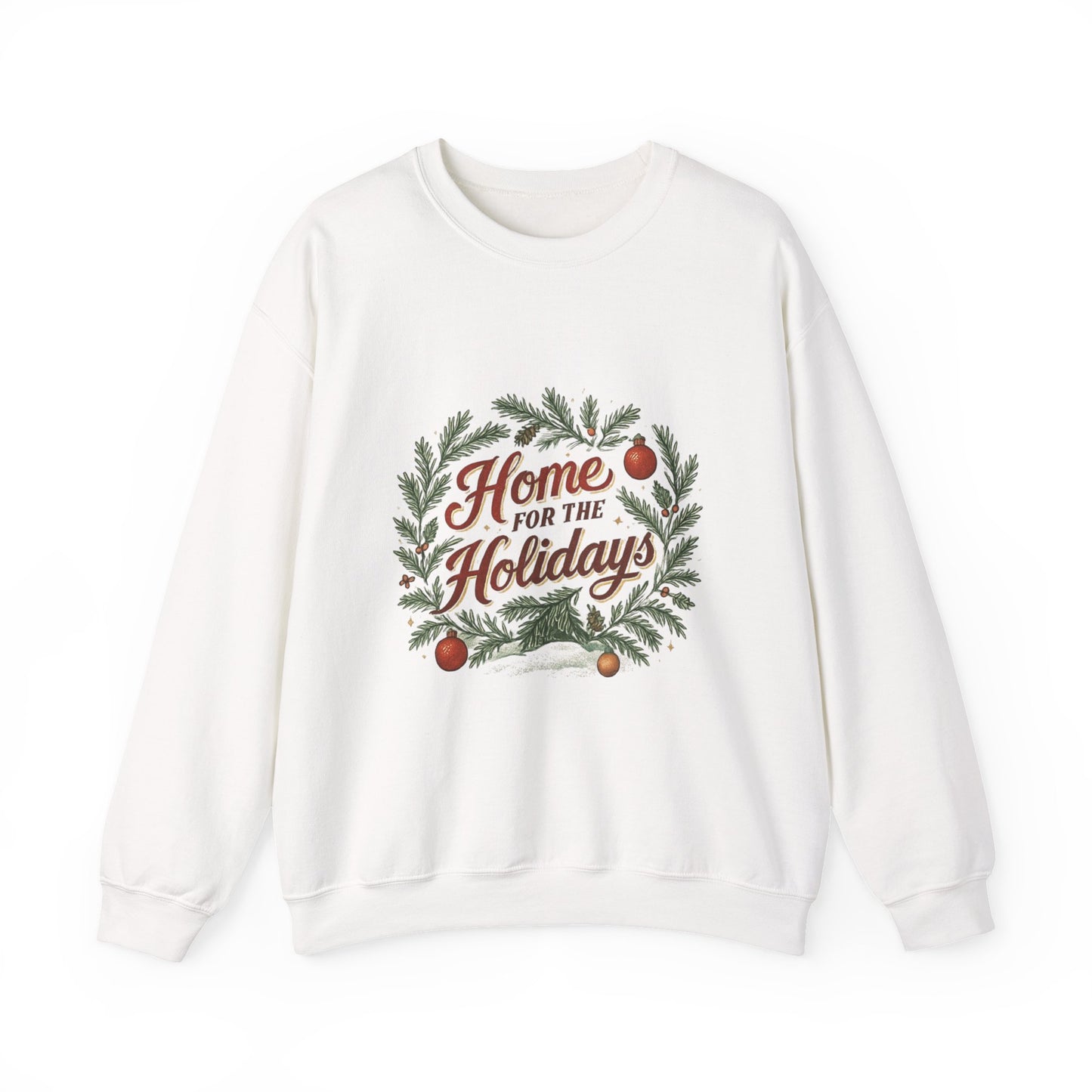 "Home for the Holidays" Heavy Blend™ Crewneck Sweatshirt