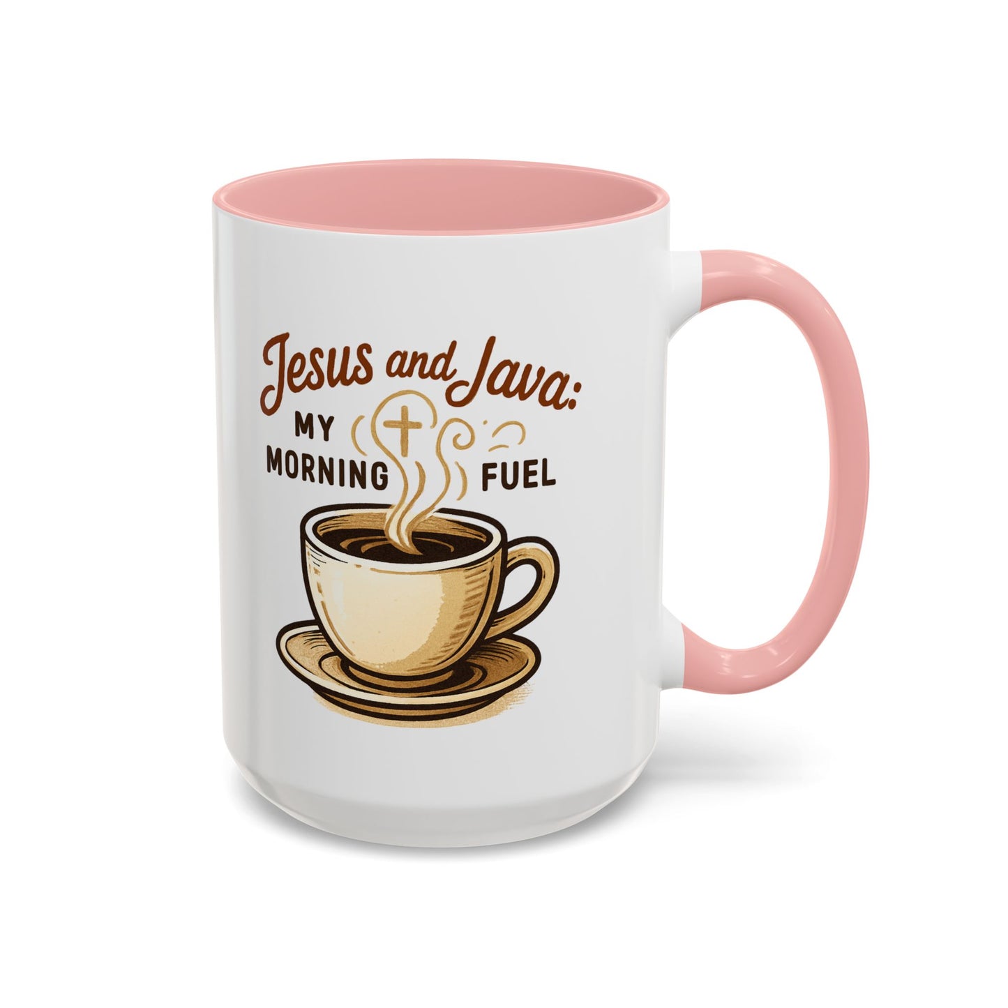 Faith & Coffee Mug: "Jesus and Java" Morning Fuel, Thank You Gift, Christian Coffee Lovers, Religious Kitchen Decor, Inspirational Drinkware