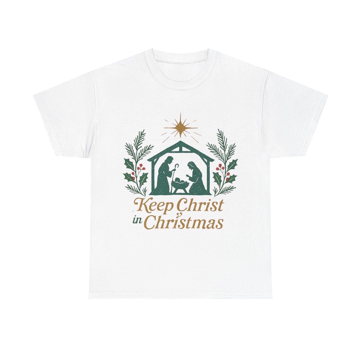 Keep Christ in Christmas Unisex Heavy Cotton Tee