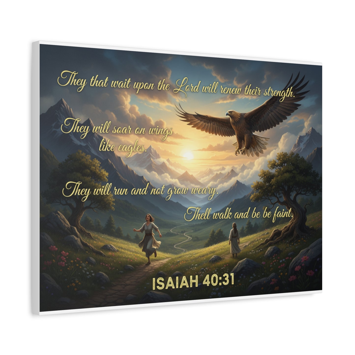 Isaiah 40:31 - Wall Art Canvas Print