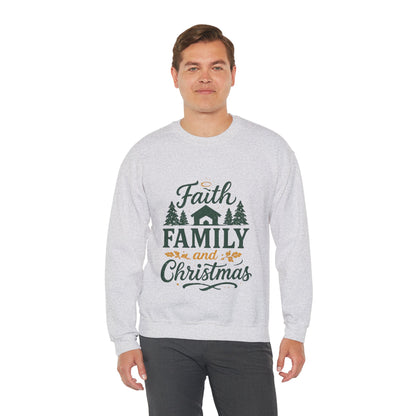 Faith Family Christmas Sweatshirt
