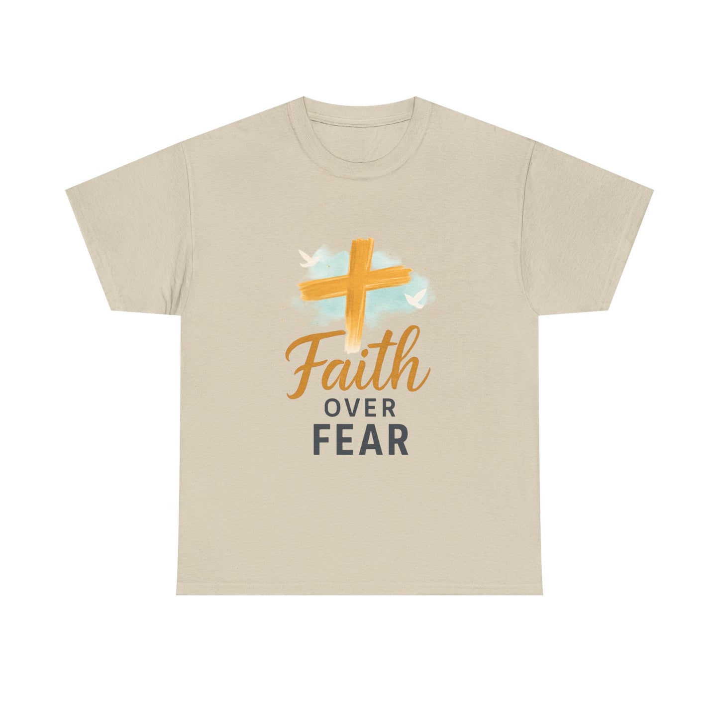 Faith Over Fear Unisex Heavy Cotton Tee