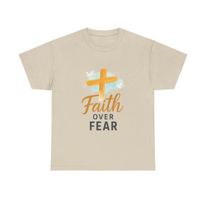 Faith Over Fear Unisex Heavy Cotton Tee