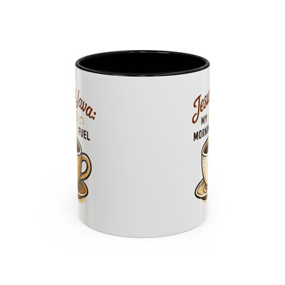 Faith & Coffee Mug: "Jesus and Java" Morning Fuel, Thank You Gift, Christian Coffee Lovers, Religious Kitchen Decor, Inspirational Drinkware