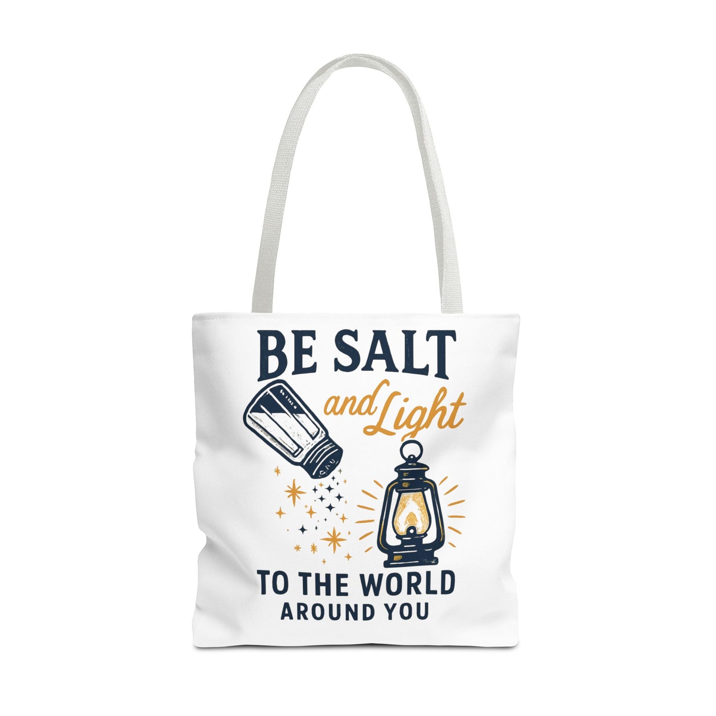 "Be Salt and Light" - Inspirational Tote Bag- Eco-Friendly Canvas, Perfect Gift for Graduations, Birthdays, or Everyday Use