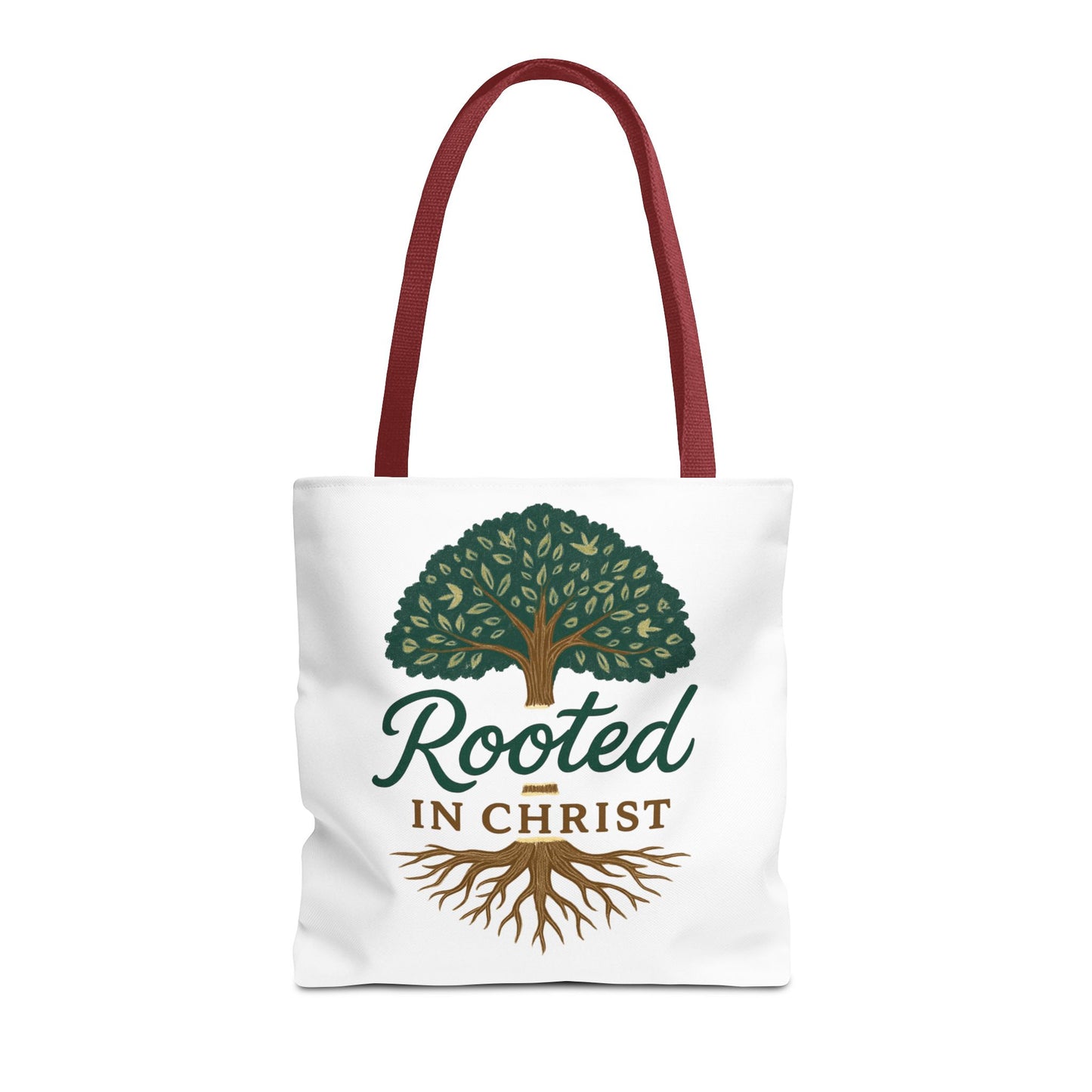 Rooted in Christ Tote Bag - Inspirational Gift for Faith Lovers, Christian Tote, Eco-Friendly Carryall, Stylish Church Accessory, [...]
