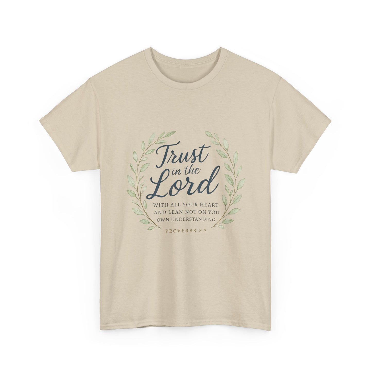 " Trust in the Lord" - Faith-Inspired Unisex Tee - Comfortable Cotton Shirt, Everyday Wear