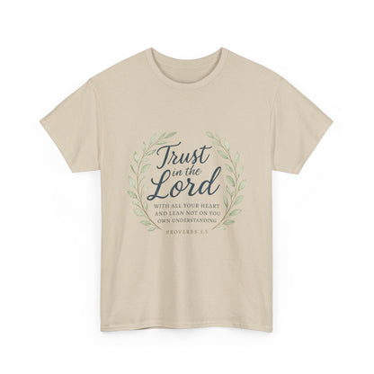 " Trust in the Lord" - Faith-Inspired Unisex Tee - Comfortable Cotton Shirt, Everyday Wear
