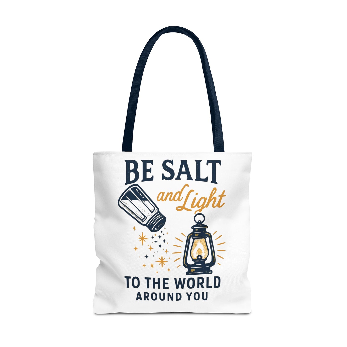 "Be Salt and Light" - Inspirational Tote Bag- Eco-Friendly Canvas, Perfect Gift for Graduations, Birthdays, or Everyday Use