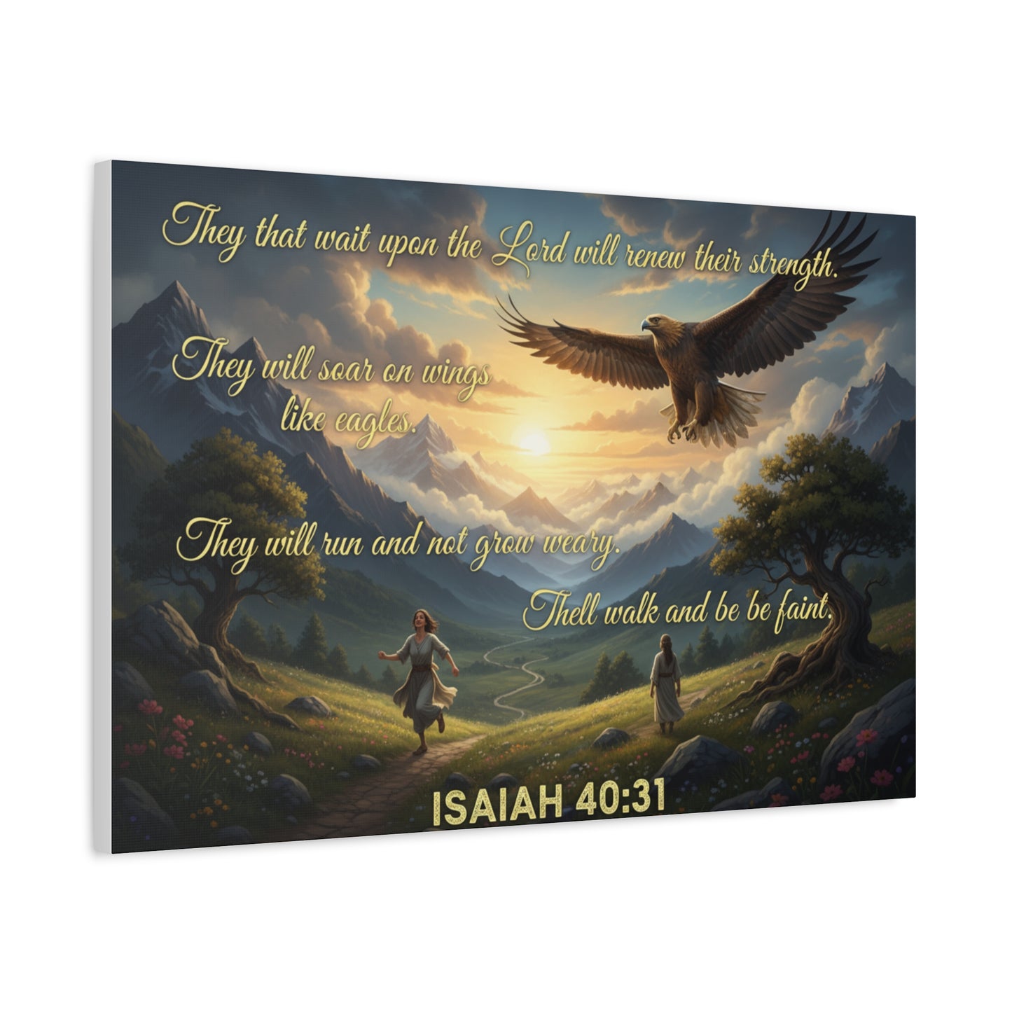 Isaiah 40:31 - Wall Art Canvas Print