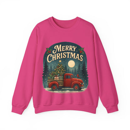 Merry Christmas Truck Sweatshirt