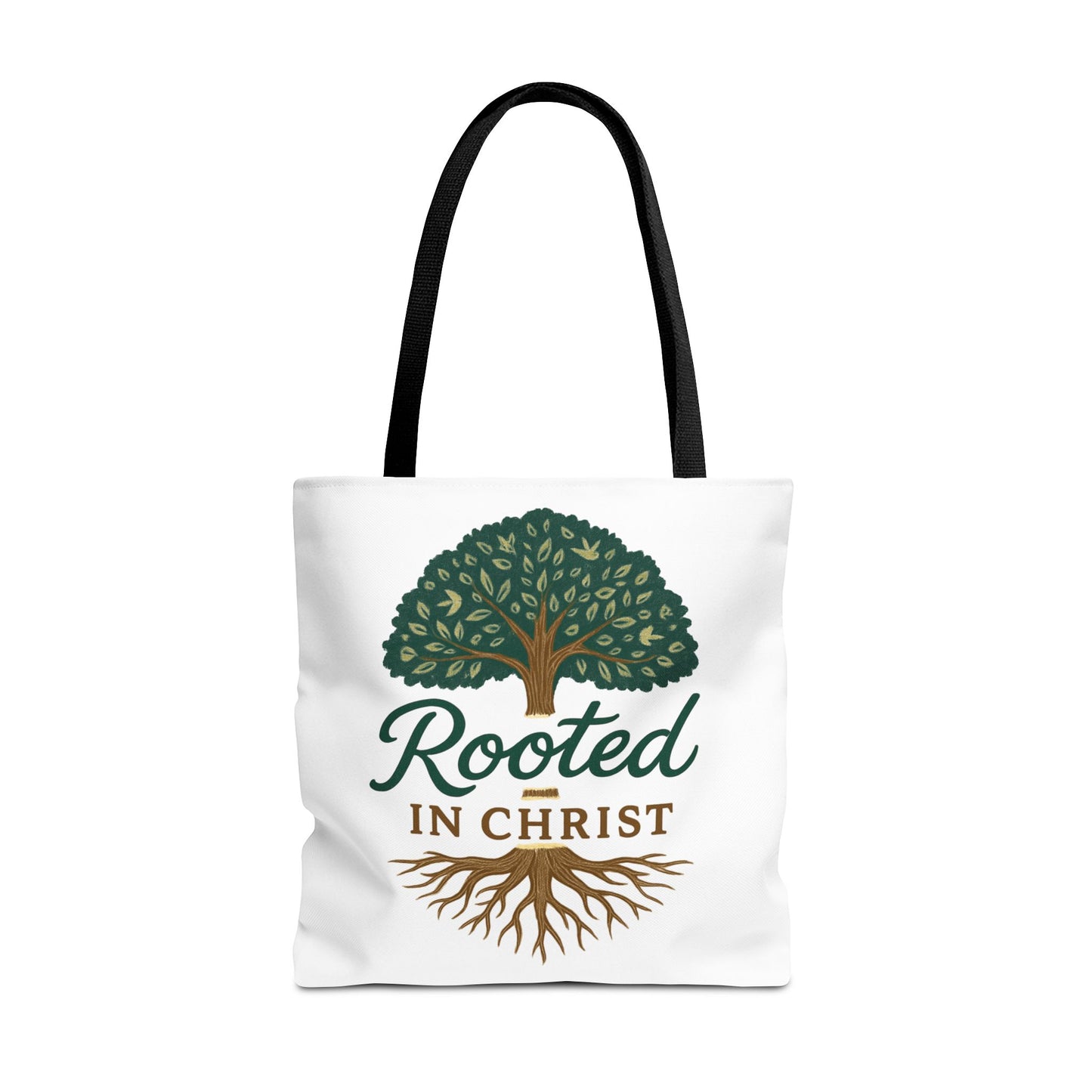 Rooted in Christ Tote Bag - Inspirational Gift for Faith Lovers, Christian Tote, Eco-Friendly Carryall, Stylish Church Accessory, [...]