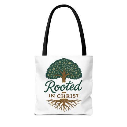 Rooted in Christ Tote Bag - Inspirational Gift for Faith Lovers, Christian Tote, Eco-Friendly Carryall, Stylish Church Accessory, [...]