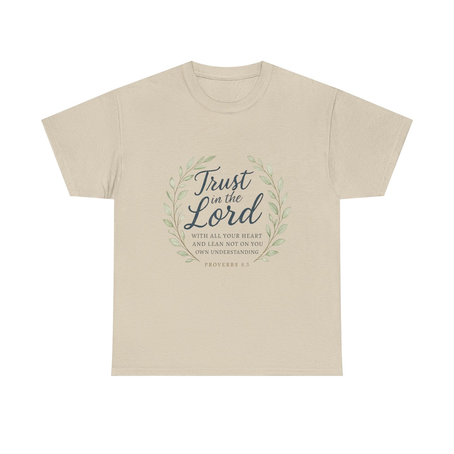 " Trust in the Lord" - Faith-Inspired Unisex Tee - Comfortable Cotton Shirt, Everyday Wear