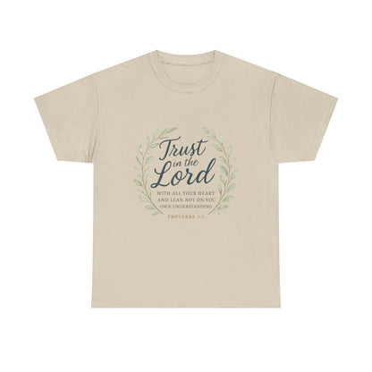 " Trust in the Lord" - Faith-Inspired Unisex Tee - Comfortable Cotton Shirt, Everyday Wear