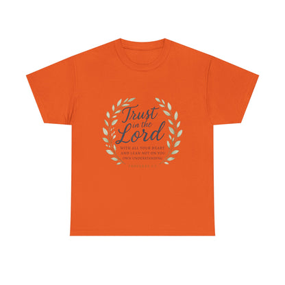 " Trust in the Lord" - Faith-Inspired Unisex Tee - Comfortable Cotton Shirt, Everyday Wear
