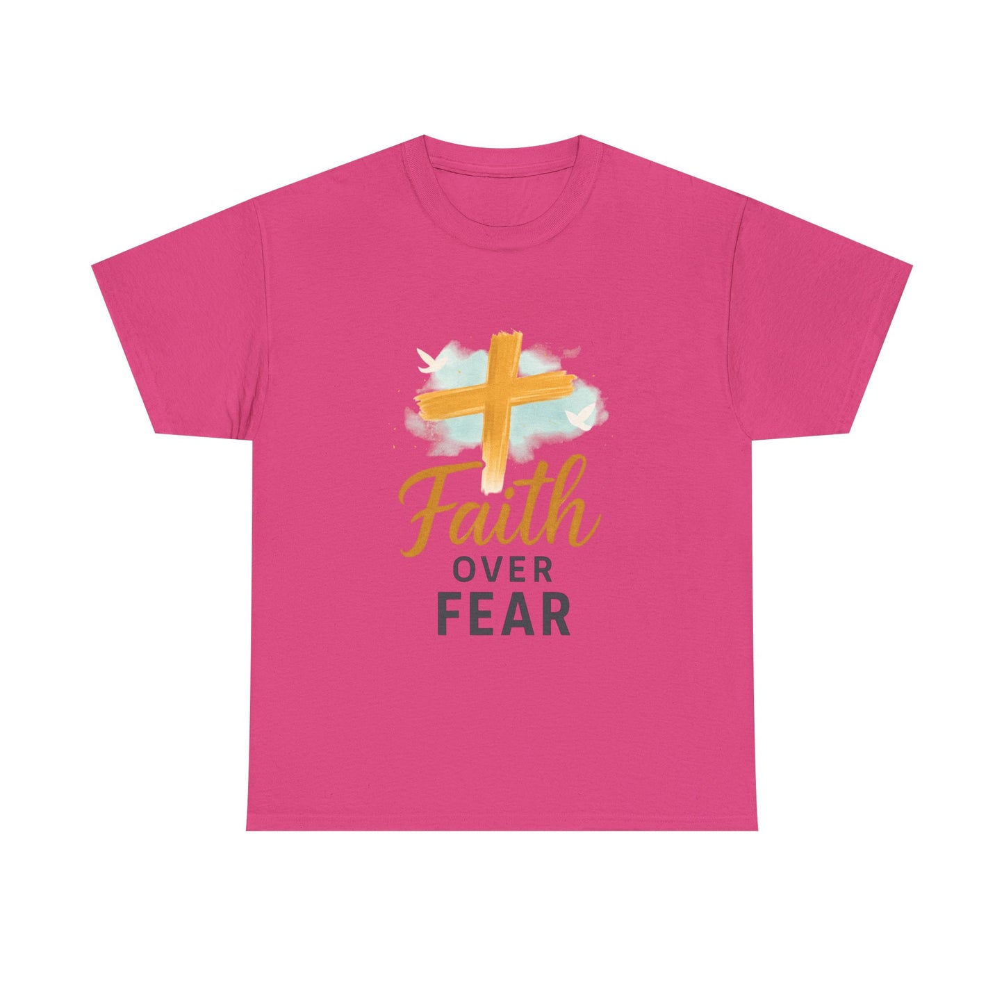 Faith Over Fear Unisex Heavy Cotton Tee