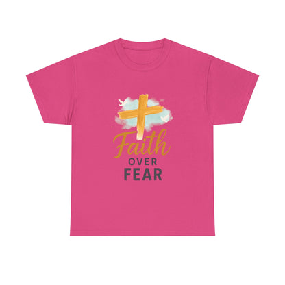 Faith Over Fear Unisex Heavy Cotton Tee