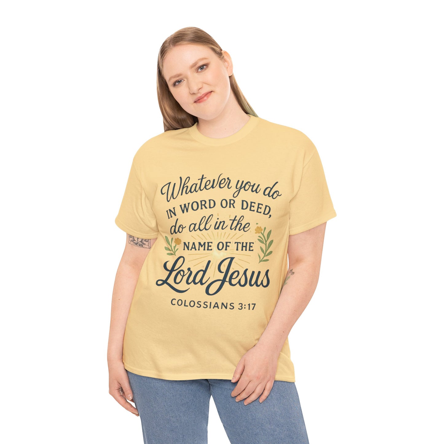 Colossians 3:17 Inspirational Christian Tee