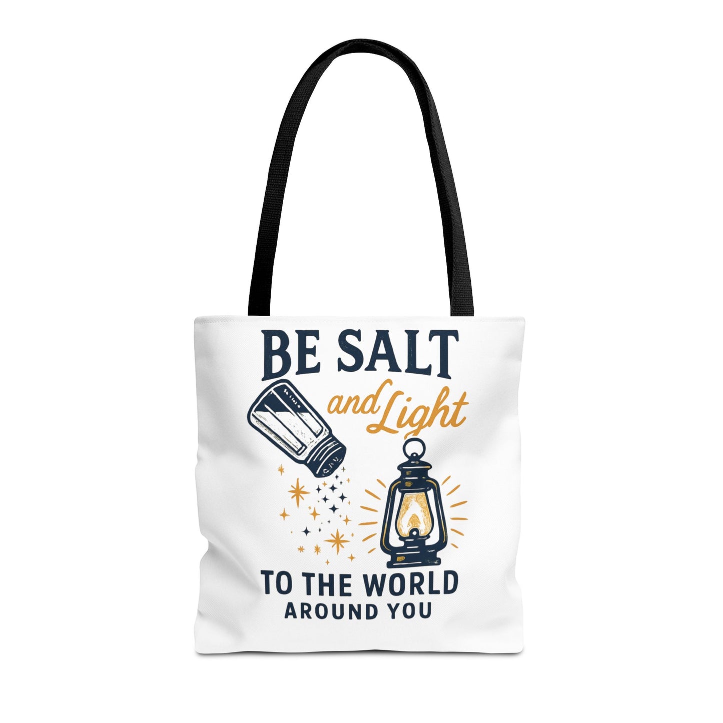 "Be Salt and Light" - Inspirational Tote Bag- Eco-Friendly Canvas, Perfect Gift for Graduations, Birthdays, or Everyday Use