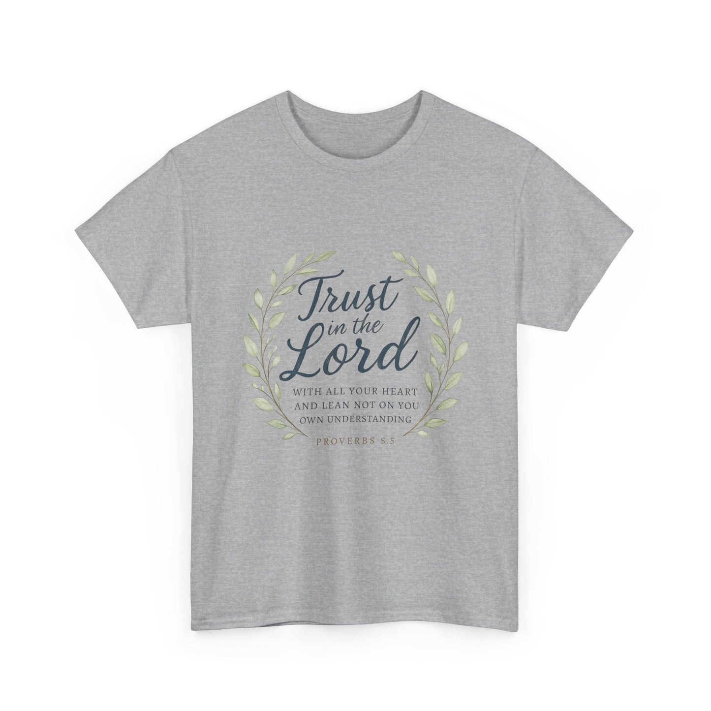 " Trust in the Lord" - Faith-Inspired Unisex Tee - Comfortable Cotton Shirt, Everyday Wear