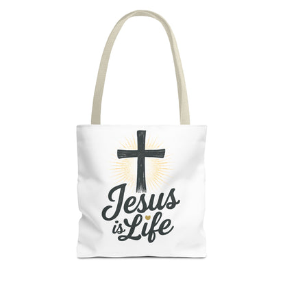 Inspirational Jesus Tote Bag - Faith-Based Carry All