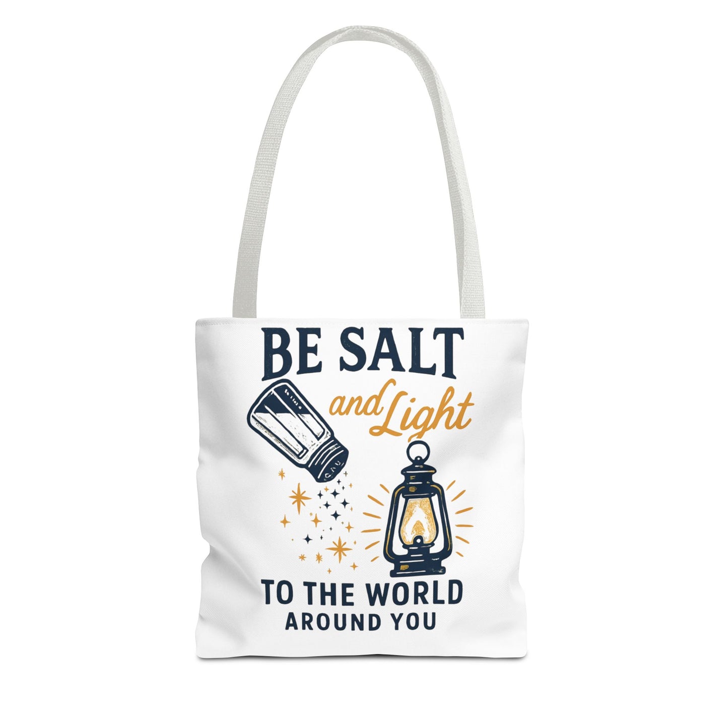 "Be Salt and Light" - Inspirational Tote Bag- Eco-Friendly Canvas, Perfect Gift for Graduations, Birthdays, or Everyday Use