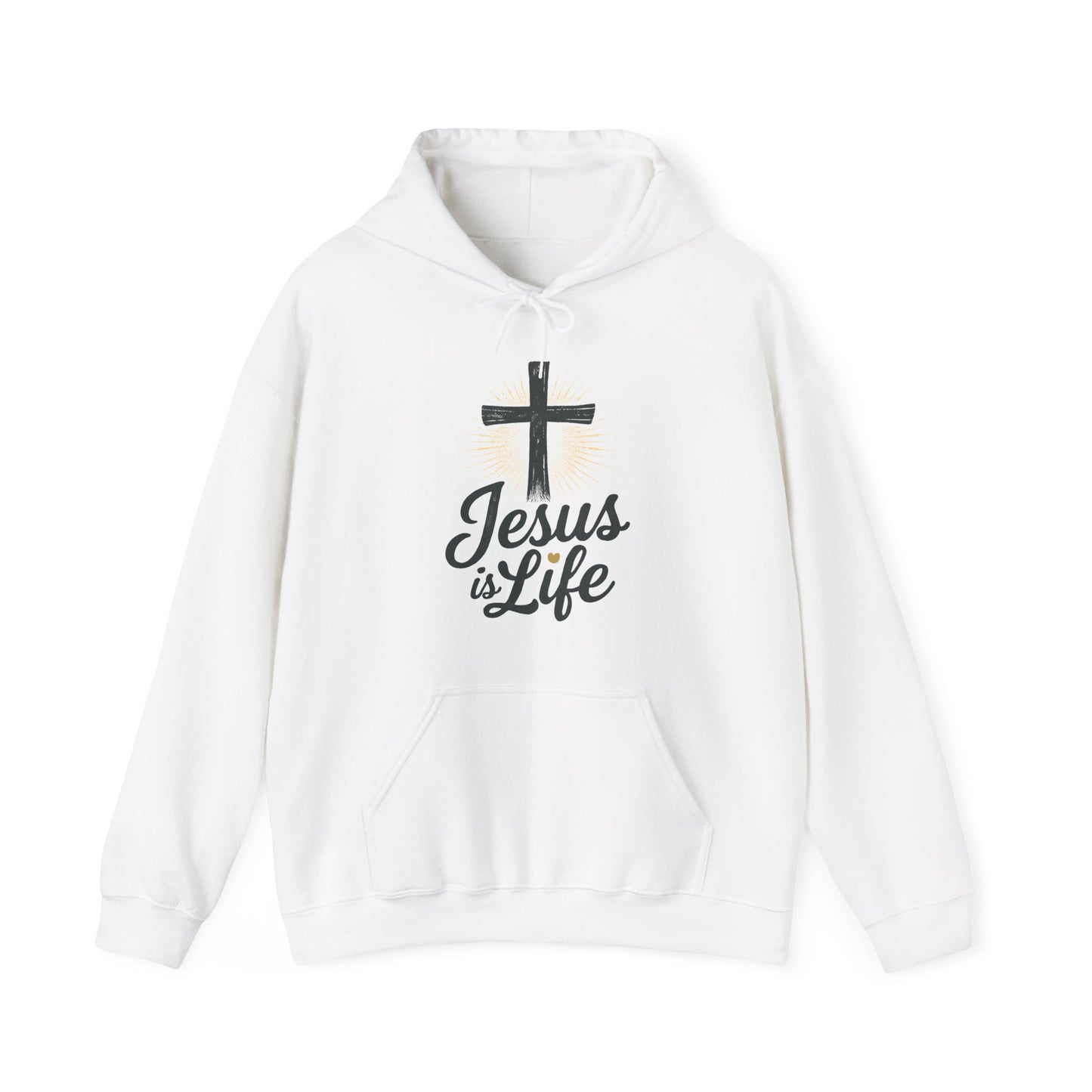 Jesus is Life" - Unisex Hoody - Comfortable & Inspirational Sweatshirt