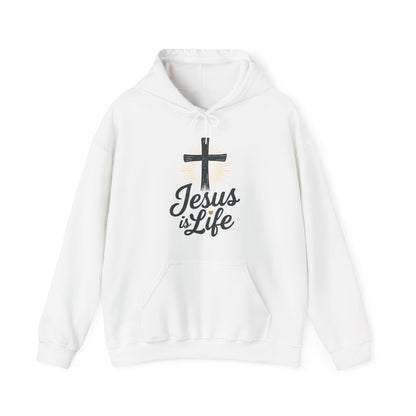 Jesus is Life" - Unisex Hoody - Comfortable & Inspirational Sweatshirt