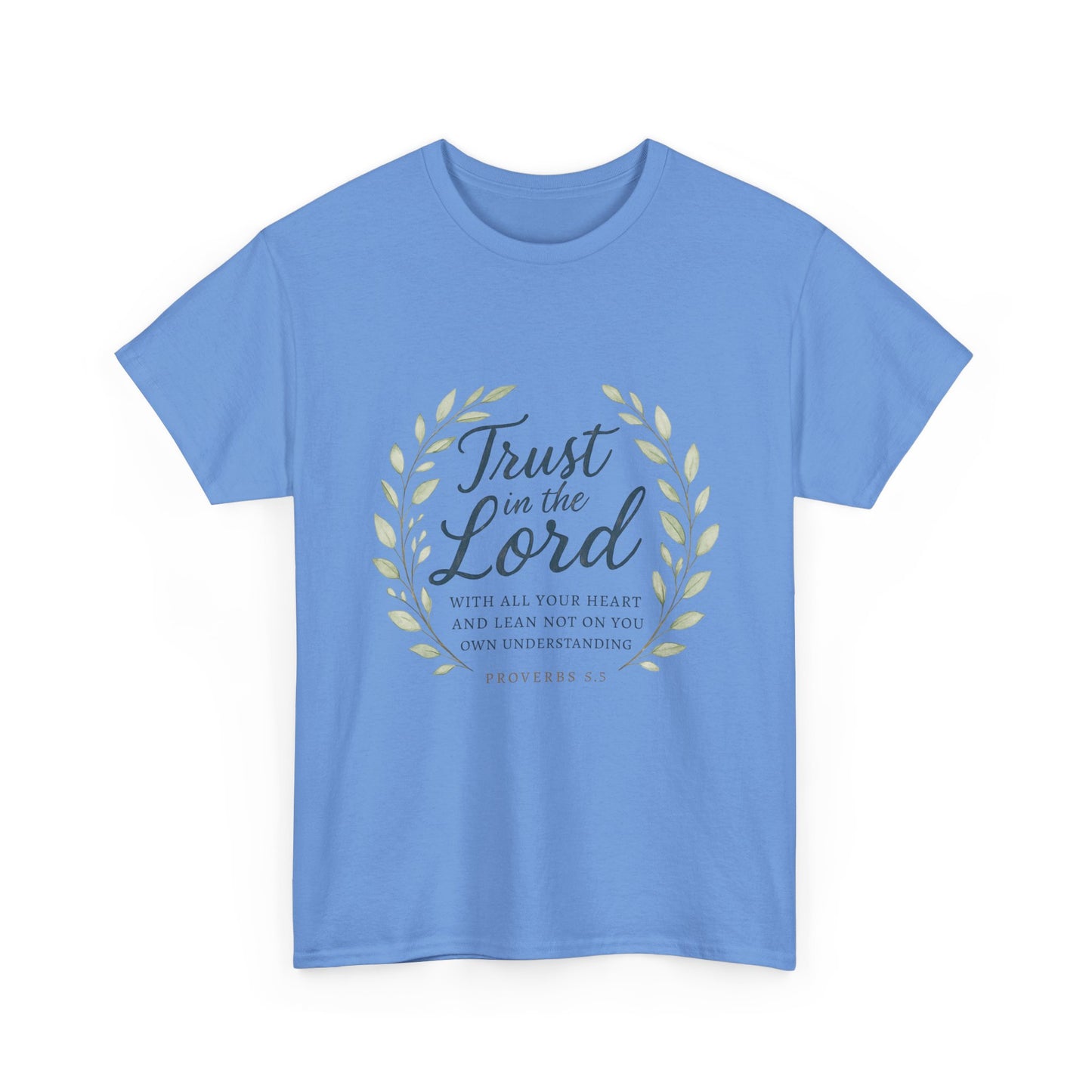 " Trust in the Lord" - Faith-Inspired Unisex Tee - Comfortable Cotton Shirt, Everyday Wear