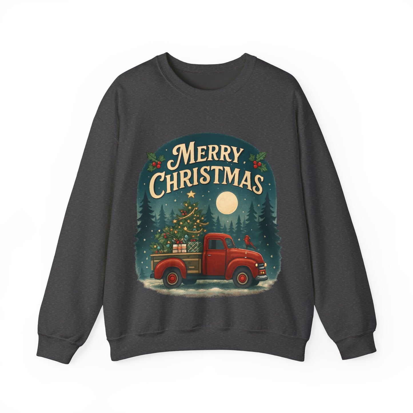 Merry Christmas Truck Sweatshirt