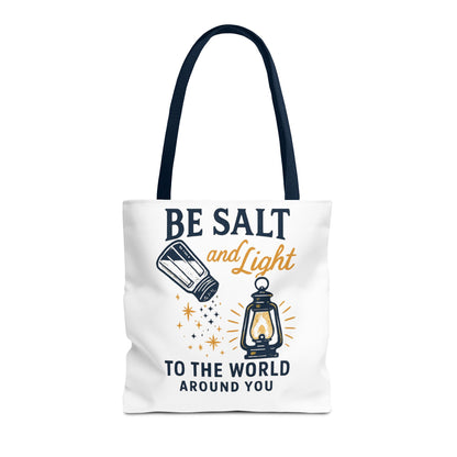 "Be Salt and Light" - Inspirational Tote Bag- Eco-Friendly Canvas, Perfect Gift for Graduations, Birthdays, or Everyday Use