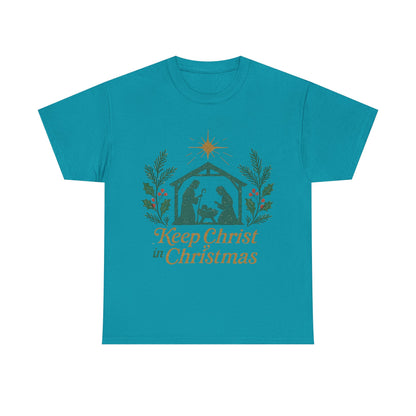 Keep Christ in Christmas Unisex Heavy Cotton Tee