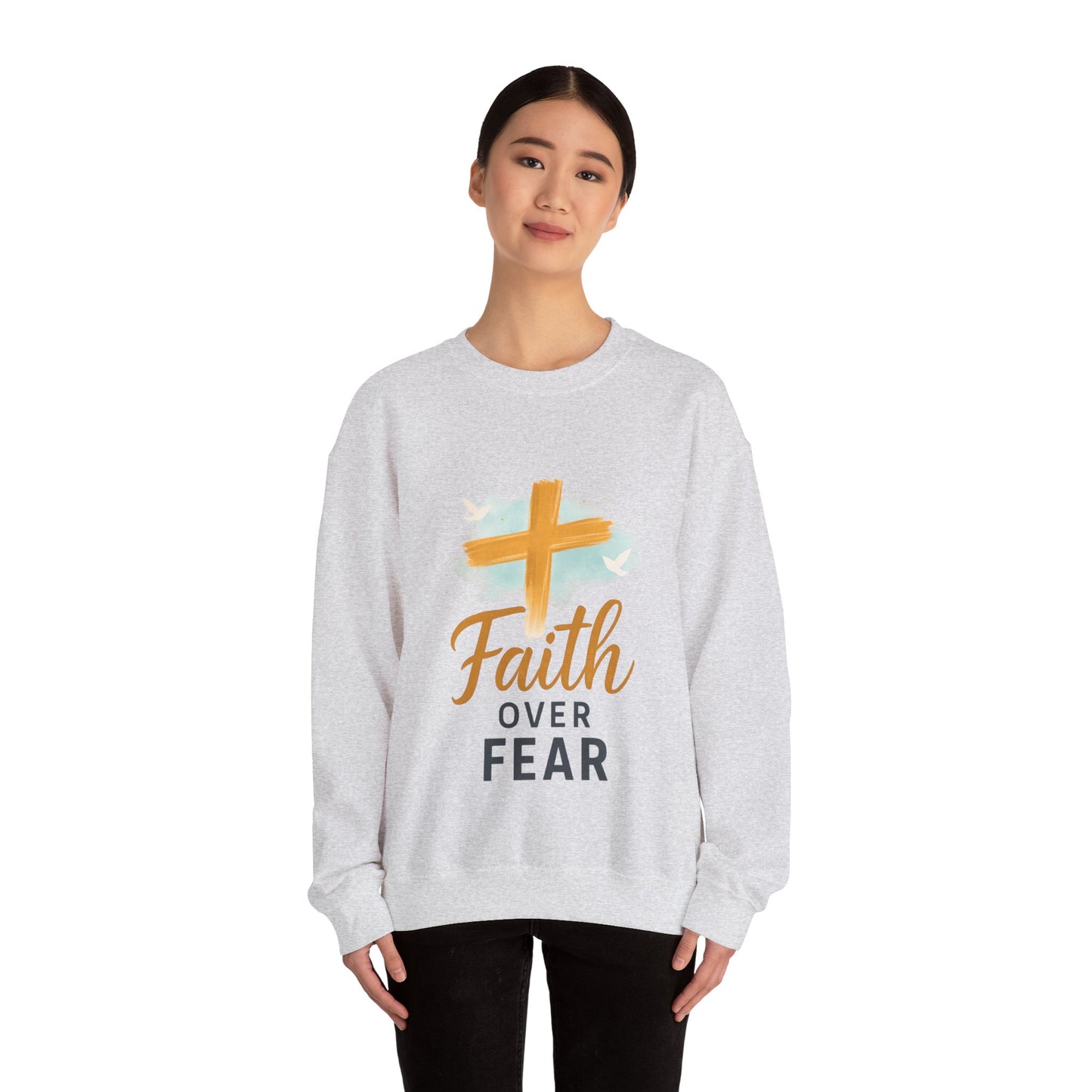 Faith Over Fear Crewneck Sweatshirt