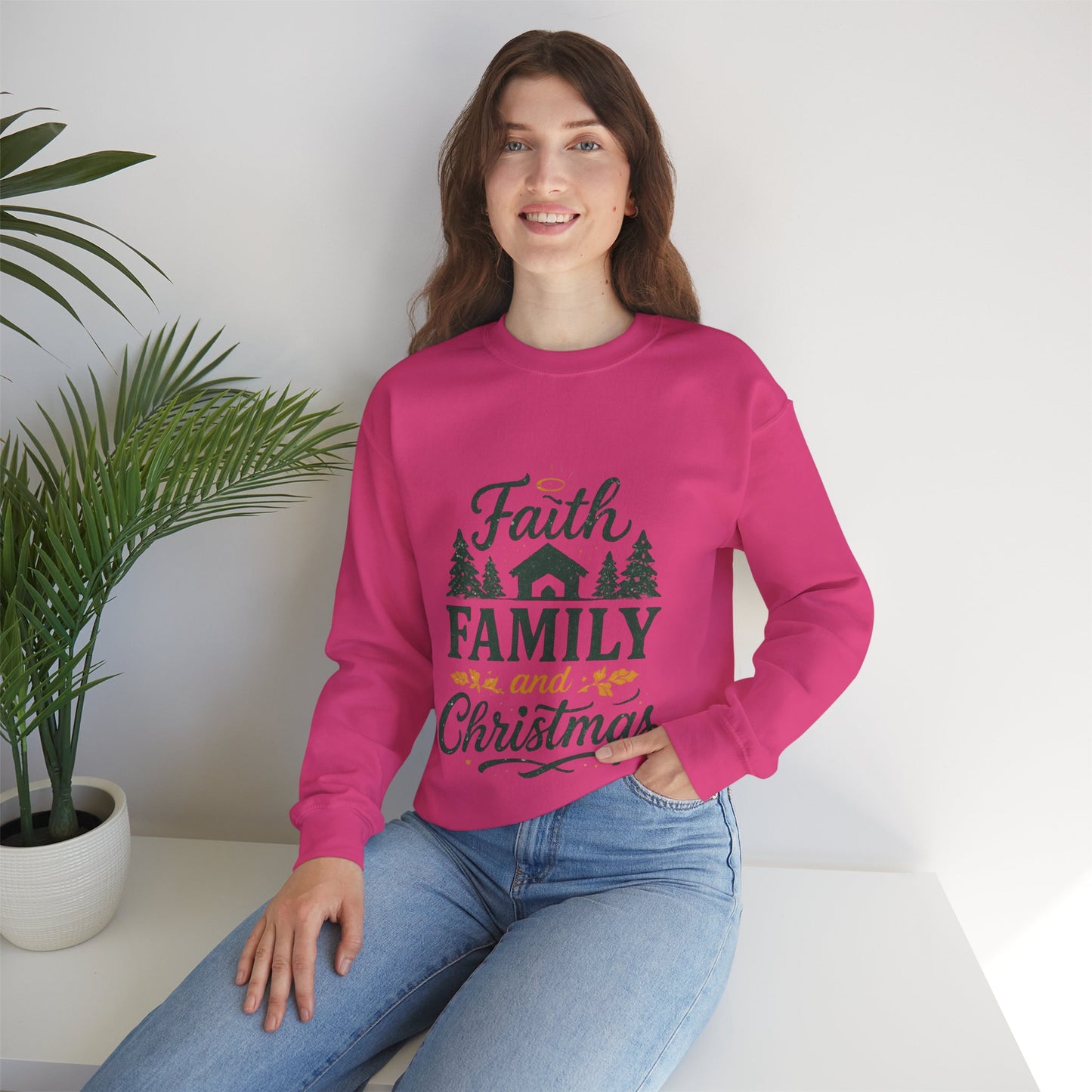 Faith Family Christmas Sweatshirt