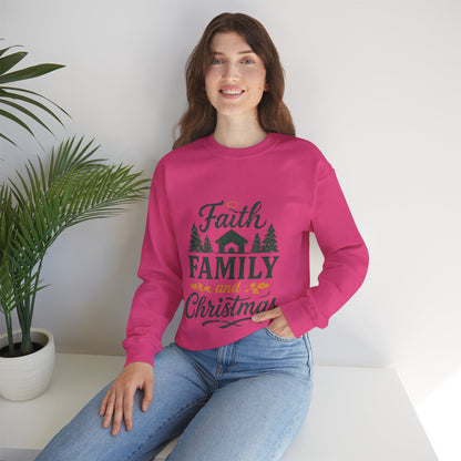 Faith Family Christmas Sweatshirt