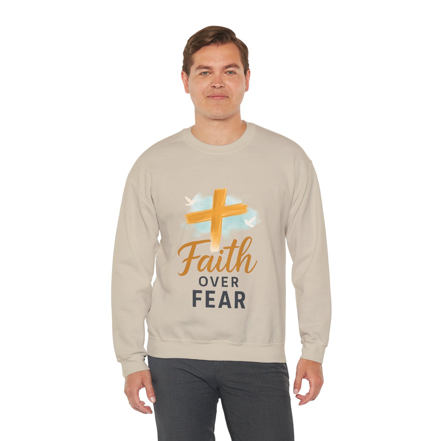 Faith Over Fear Crewneck Sweatshirt