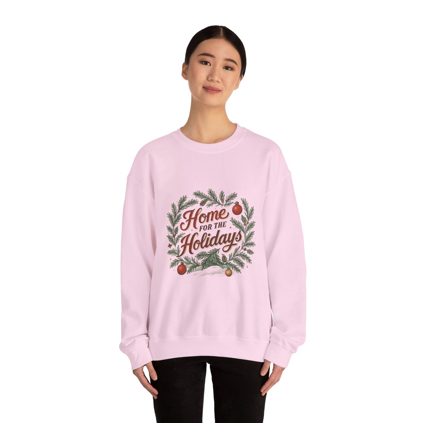 "Home for the Holidays" Heavy Blend™ Crewneck Sweatshirt